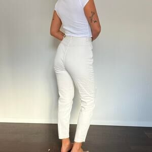 Vintage white denim jeans white